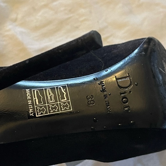 Dior suede bow tie heels - Picture 3 of 4
